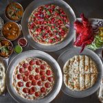 Indian-inspired pizza